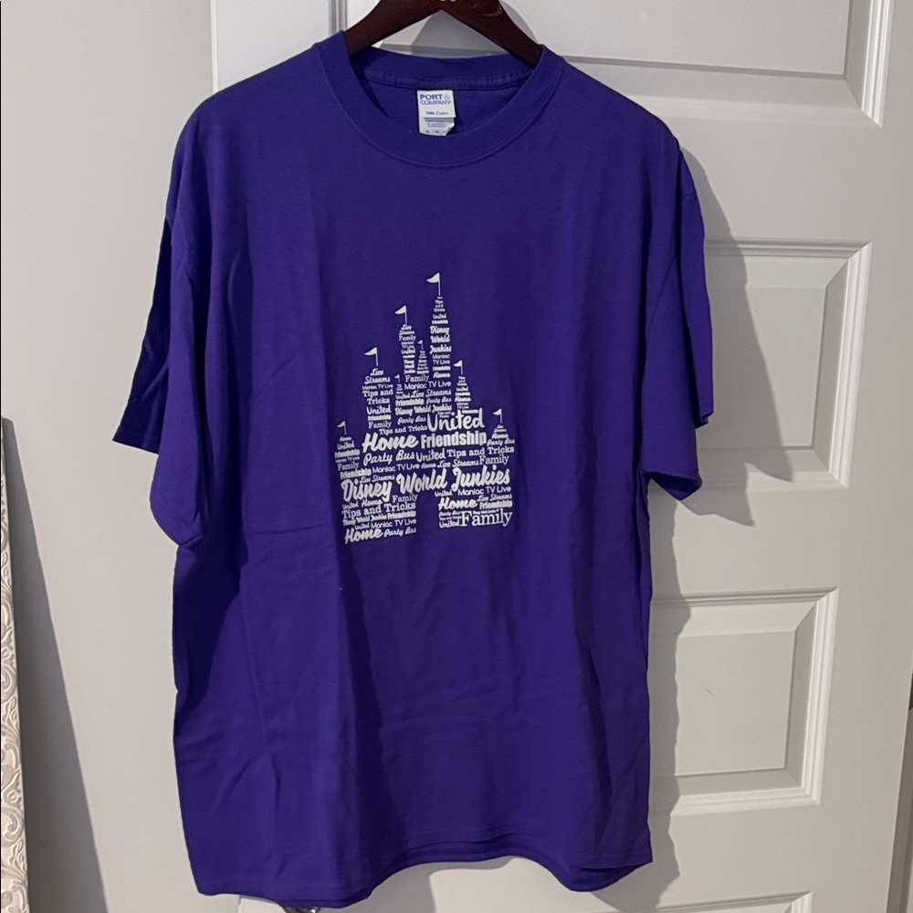 Purple Disney World Castle Graphic Tee Disney Junkies